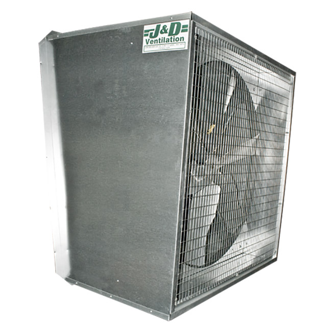 J&D Typhoon Slant BD 115/230v 1HP 1PH, 2SP, 6 GA BL, No Cone - 50 Inch - Fans